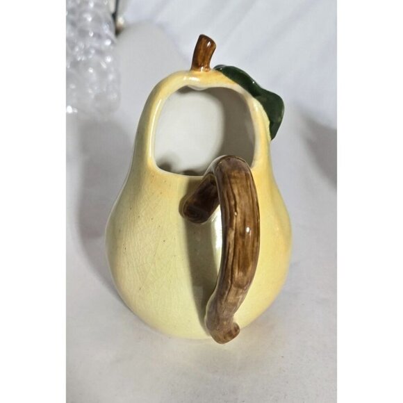 Fruit Teapot & Salt Pepper Shakers Set Apple Pear Kitchen Decor Ceramic - Picture 10 of 16